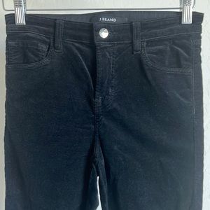 J BRAND Women’s Black Velvet Pant Size 25